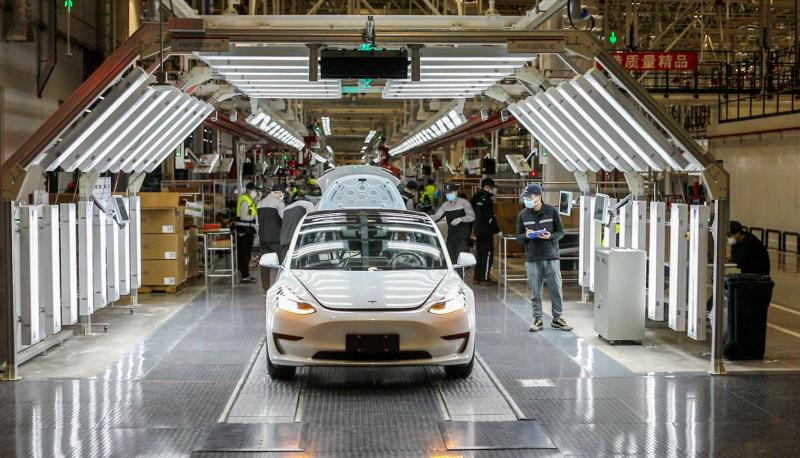 Tesla Shanghai factory resumes production in full swing