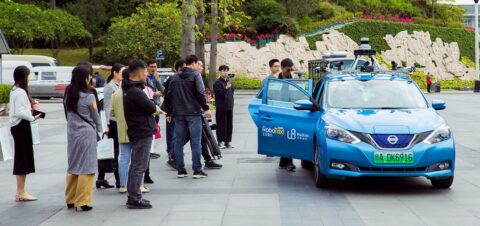 How does it feel to take a driverless taxi in China?