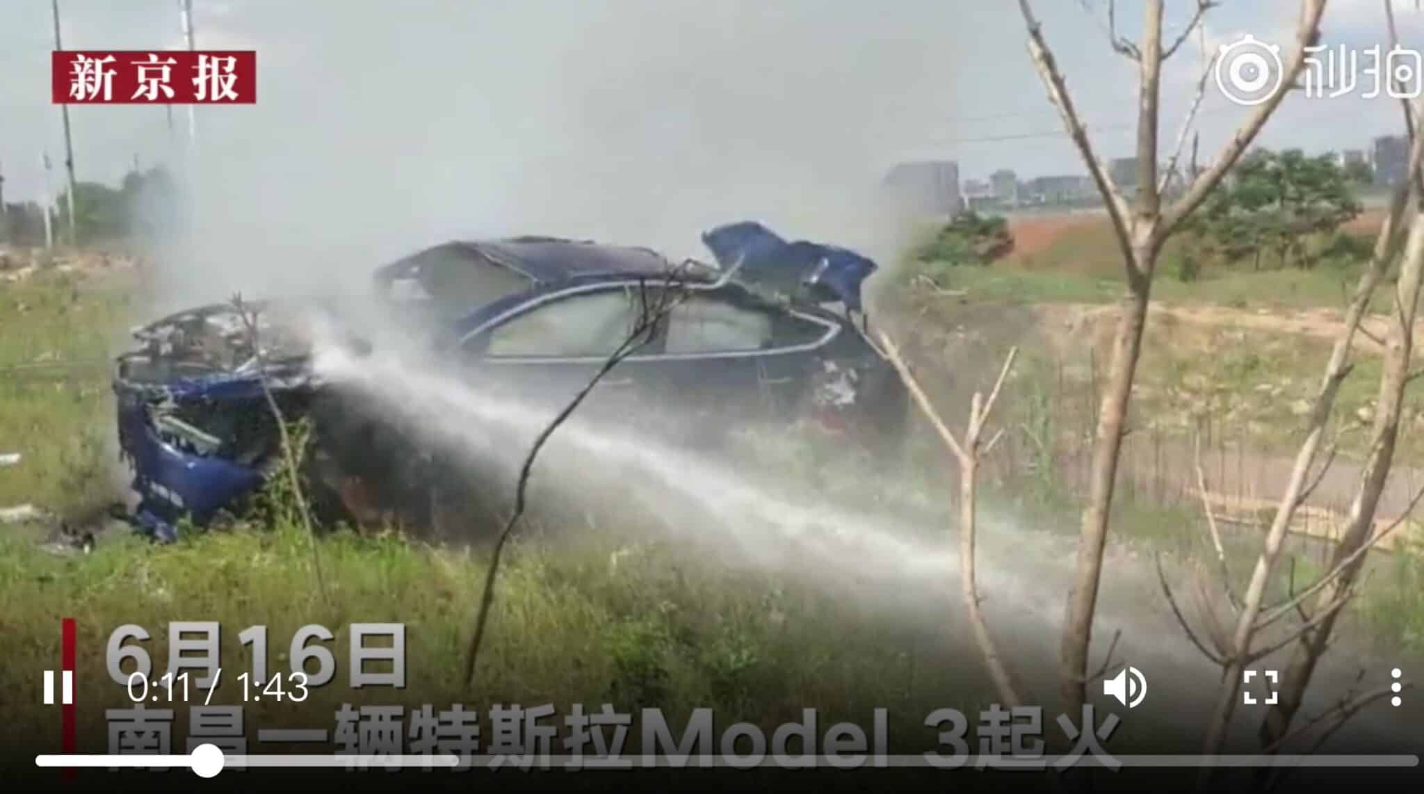 Footage of alleged Tesla Model 3 brake failure accident revealed
