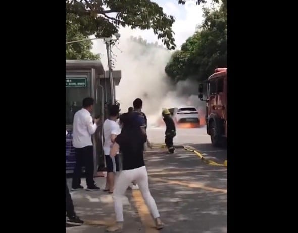 Chinese Tesla rival  Xpeng responds to its car fire