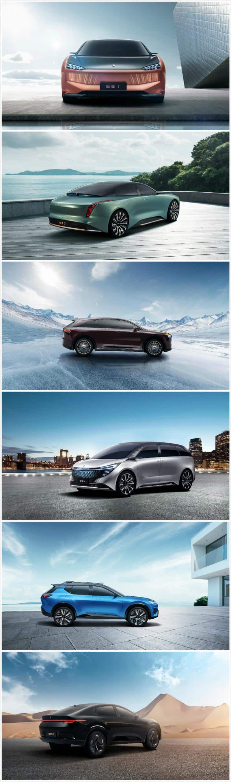 China's biggest property developer launches six cars