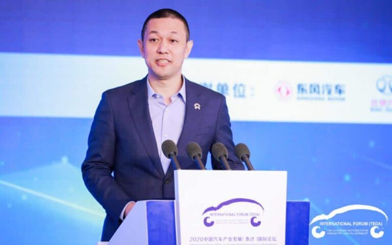 Nio founder says working on more efficient second-gen battery swap station