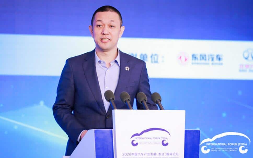 Nio founder says working on more efficient second-gen battery swap station