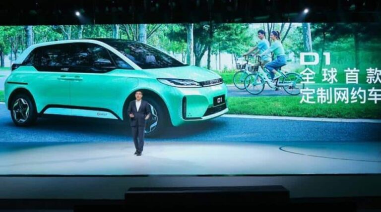 Didi unveils D1, a car for sharing and built in partnership with BYD