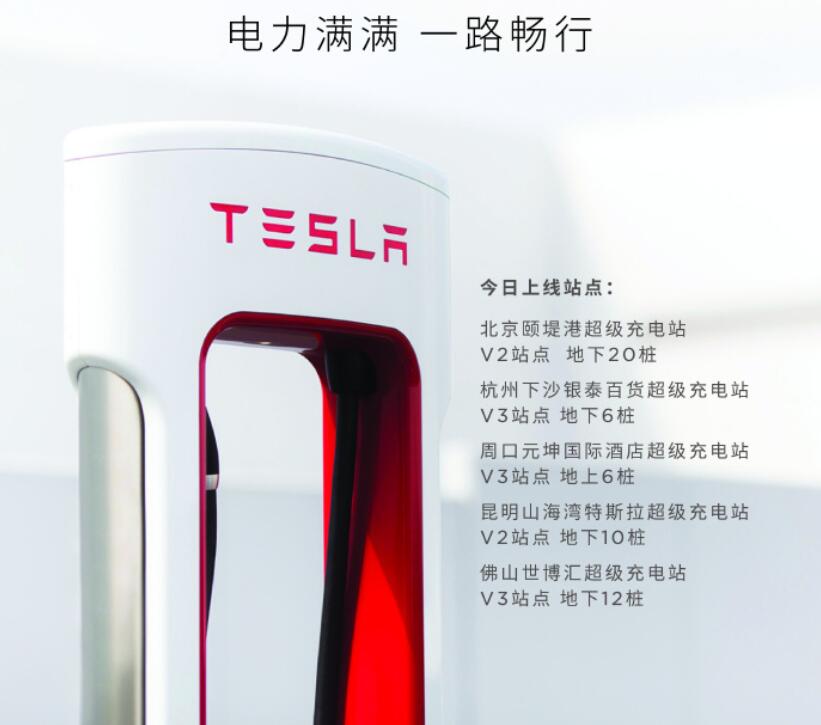 Tesla surpasses 600 supercharger stations in China