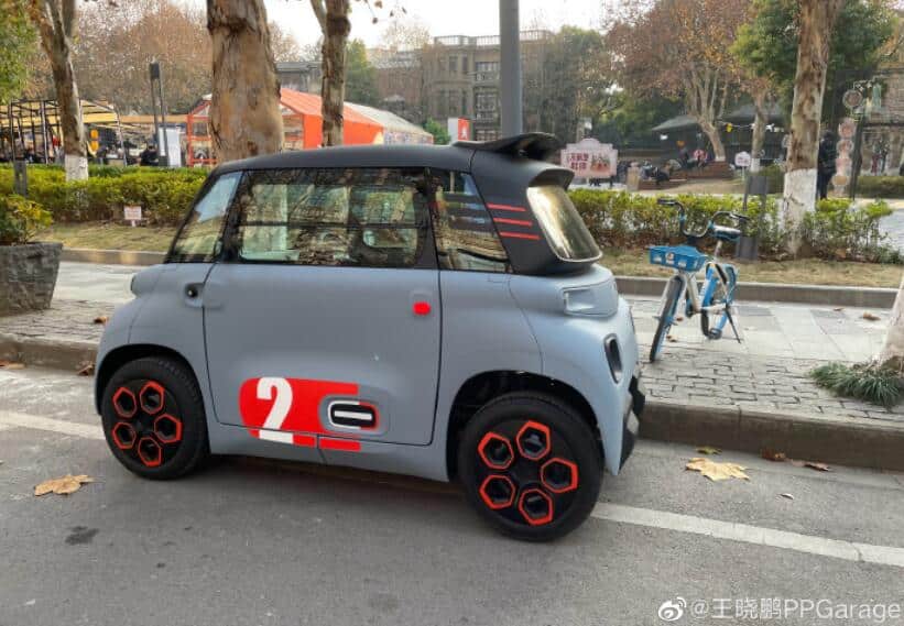 Citroën Ami, a small electric car with a range of 70km, appears in China