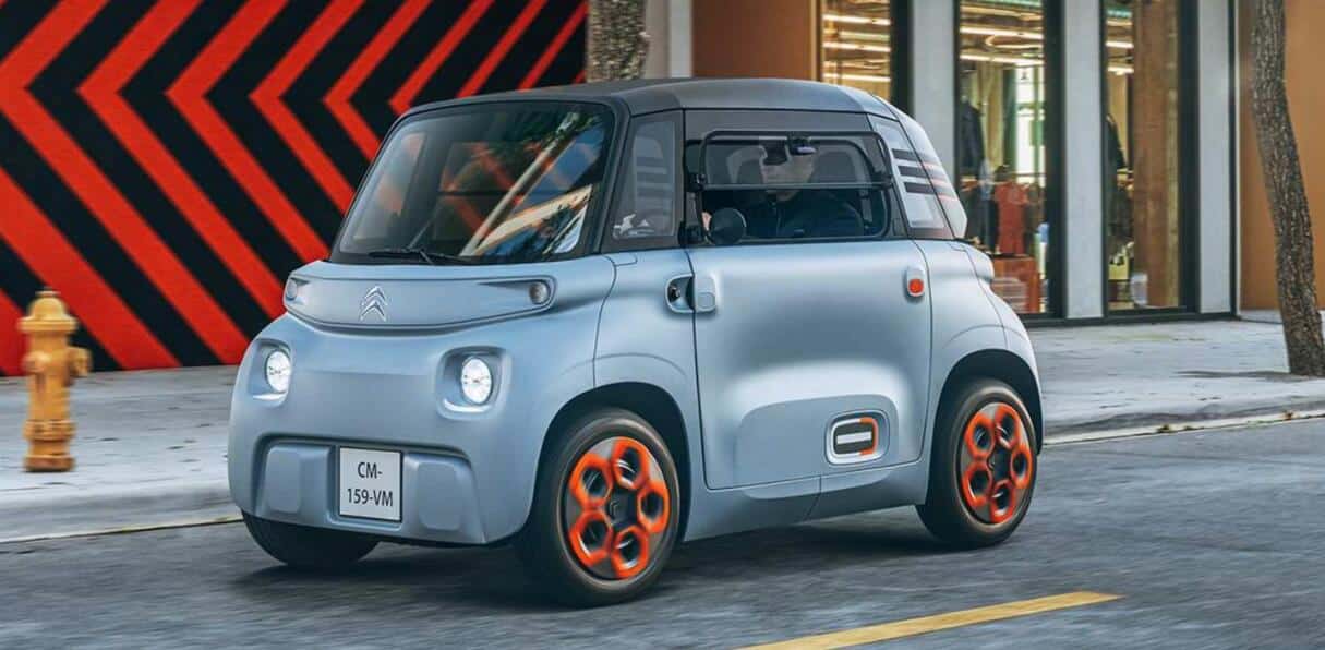 Citroën Ami, a small electric car with a range of 70km, appears in China