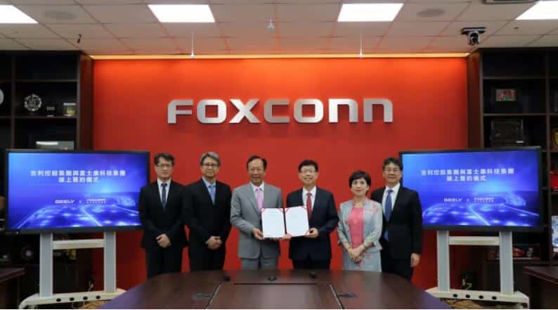 Foxconn, Geely to set up joint venture to OEM for third-party auto firms