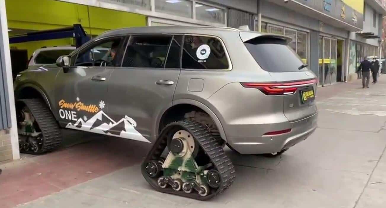 Chinese geek converts Li ONE into a ...... 'tank'