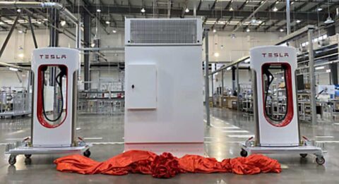 Tesla's Shanghai Supercharger plant goes into production, China-made V3 Supercharger rolls off line