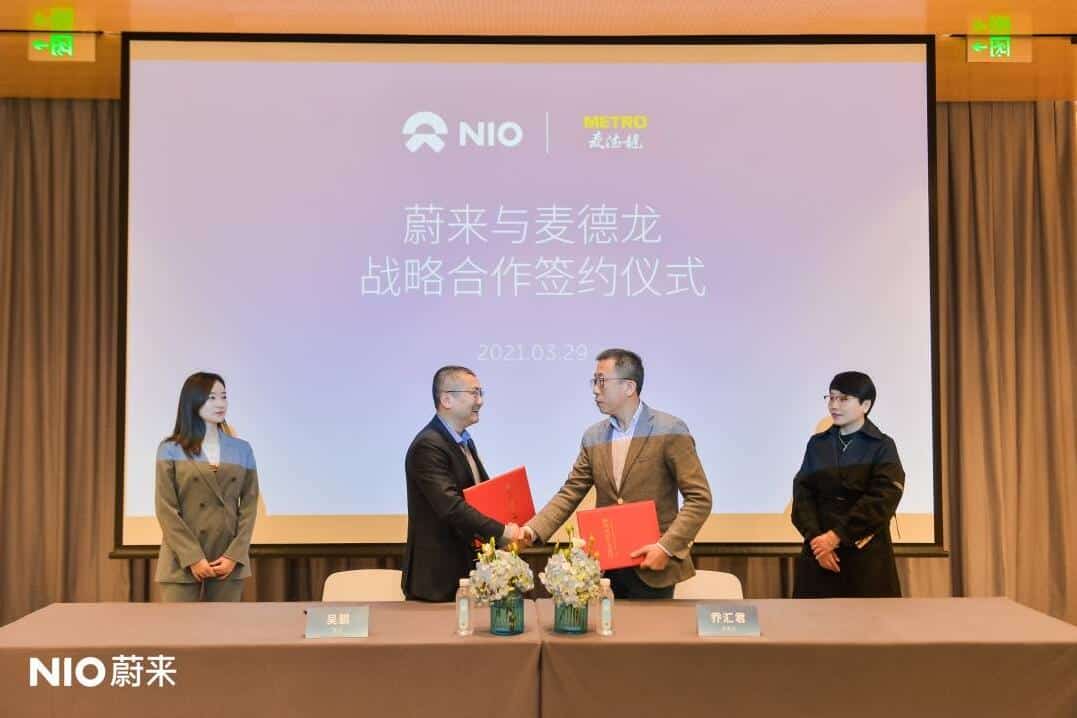 Nio signs deal with German retail giant on charging infrastructure partnership