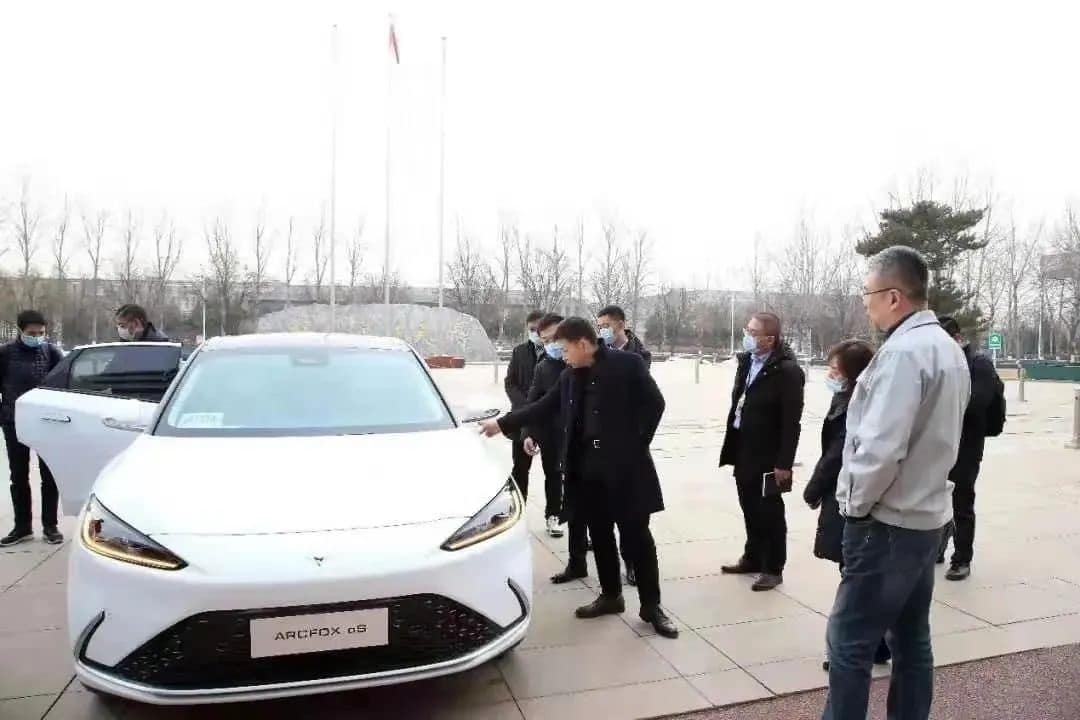 First EV made by Huawei and BAIC BluePark to be unveiled in April