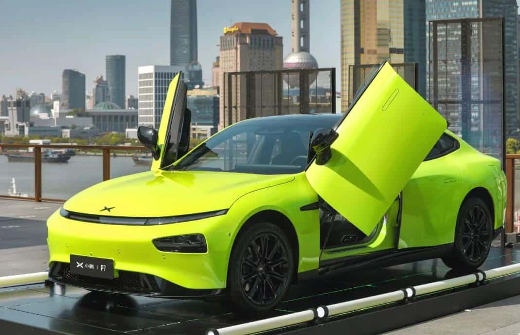 Xpeng begins deliveries of P7 Wing edition with scissor-style front doors