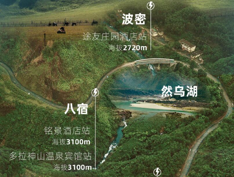 Xpeng builds 13 charging stations along route from Chengdu to Lhasa