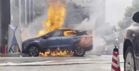 Xpeng G3 catches fire at charging station, hours before EV maker unveils LiDAR-equipped P5 sedan
