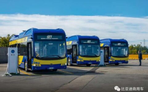 BYD wins order for 50 all-electric buses from Turin, Italy