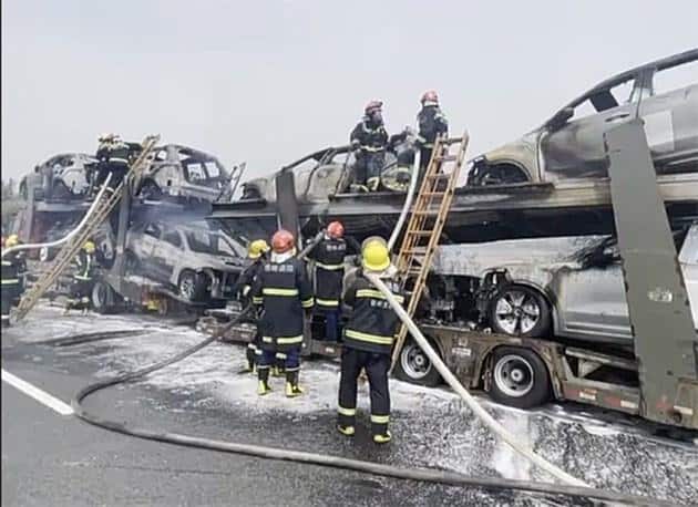 8 of Li Auto's yet-to-be-released new Li ONEs reportedly burned in transit