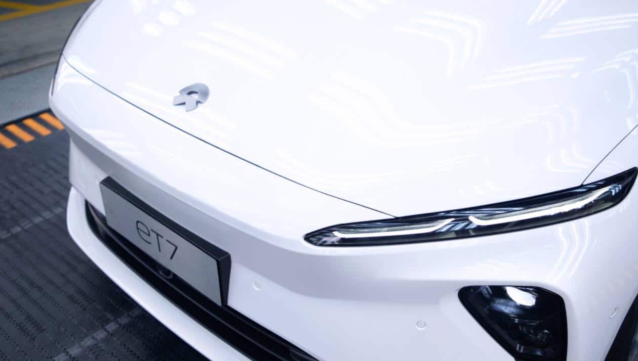 Nio's first ET7 from Validation Build rolls off line