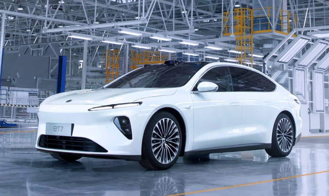 Nio's first ET7 from Validation Build rolls off line
