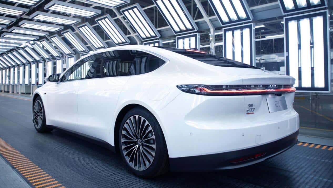 Nio's first ET7 from Validation Build rolls off line