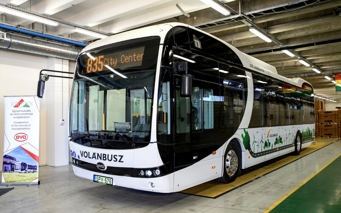 BYD delivers first electric bus for cross-border operation in Europe
