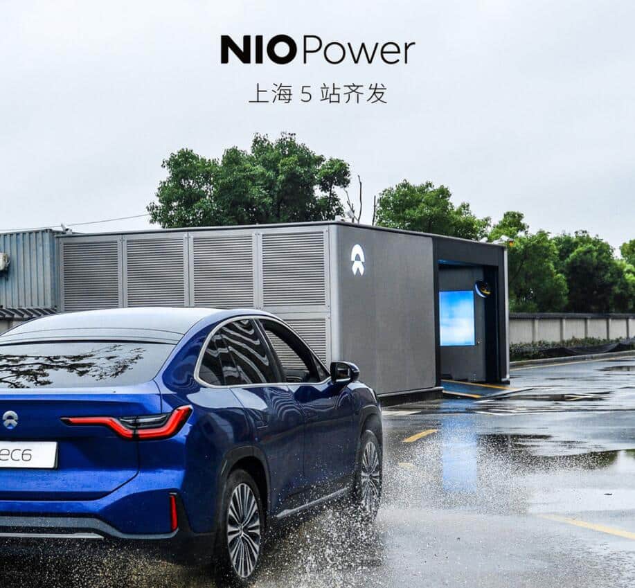 Nio opens 5 new battery swap stations in Shanghai, bringing total in China to 289
