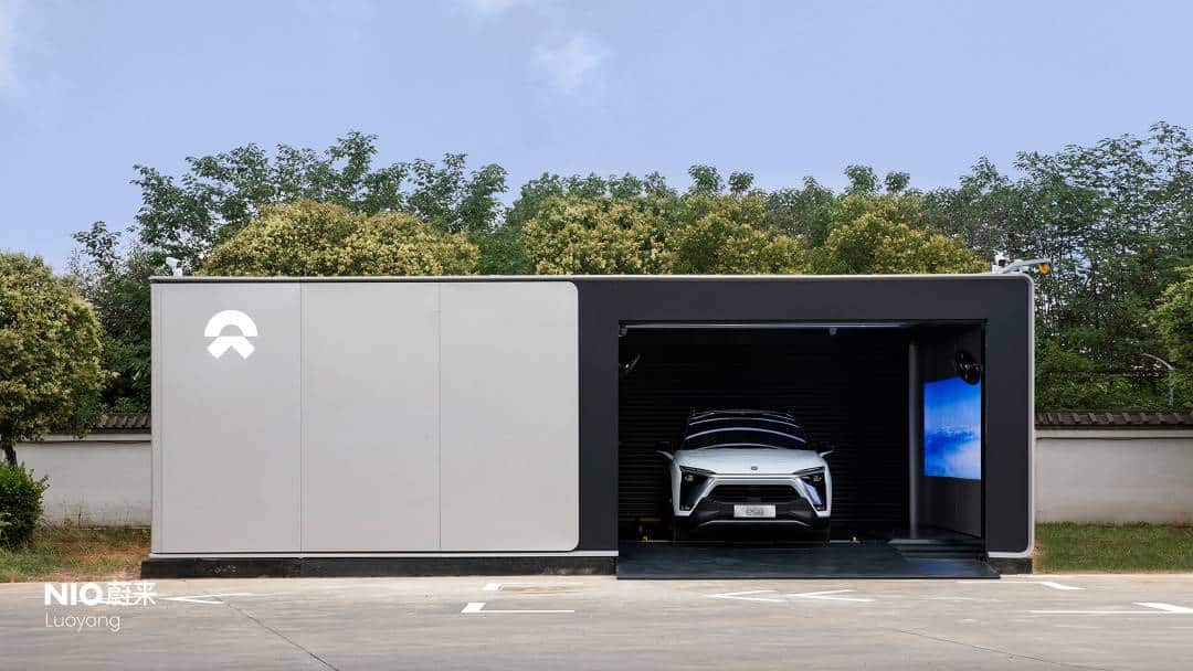 Nio's first second-gen battery swap station in highway service area comes online