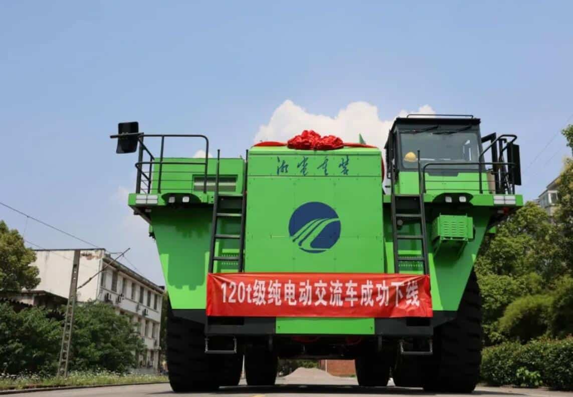 China makes world's first 120-ton pure electric mining dump truck with CATL batteries