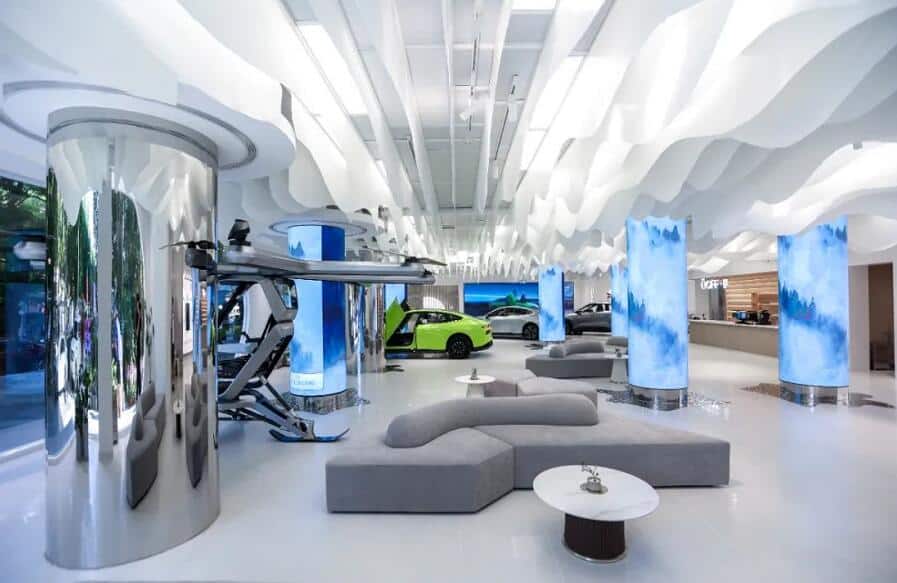 Xpeng opens first flagship experience center in major brand upgrade