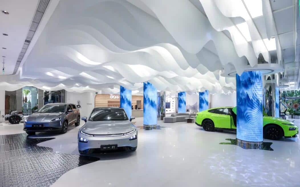 Xpeng opens first flagship experience center in major brand upgrade