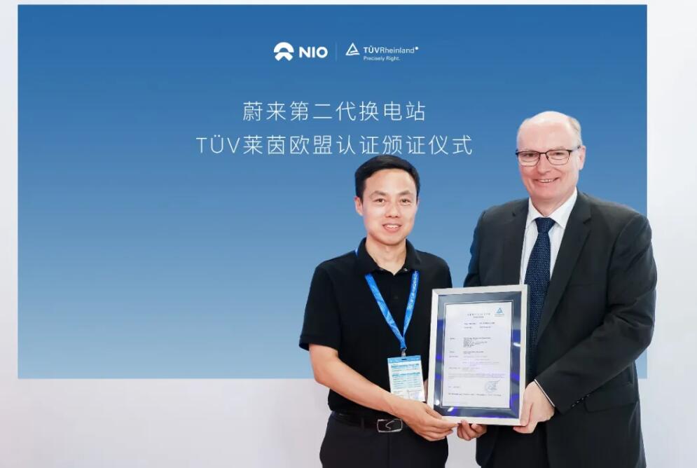 Nio starts shipping battery swap stations and superchargers to Norway