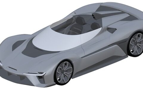 Patent drawings show Nio may launch convertible version of EP9 supercar