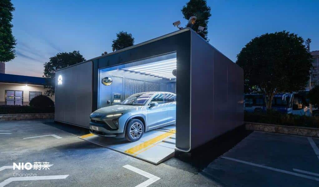 Nio puts its 321st battery swap station into operation