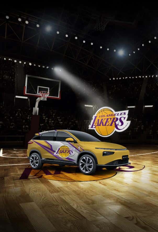 Xpeng to offer six NBA-themed color change films for G3i users