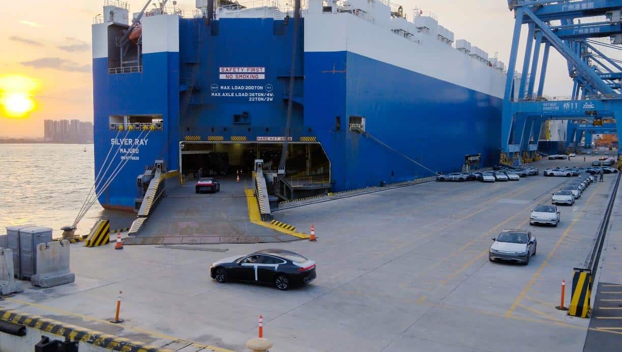 Xpeng sends flagship sedan P7 to Norway for first time