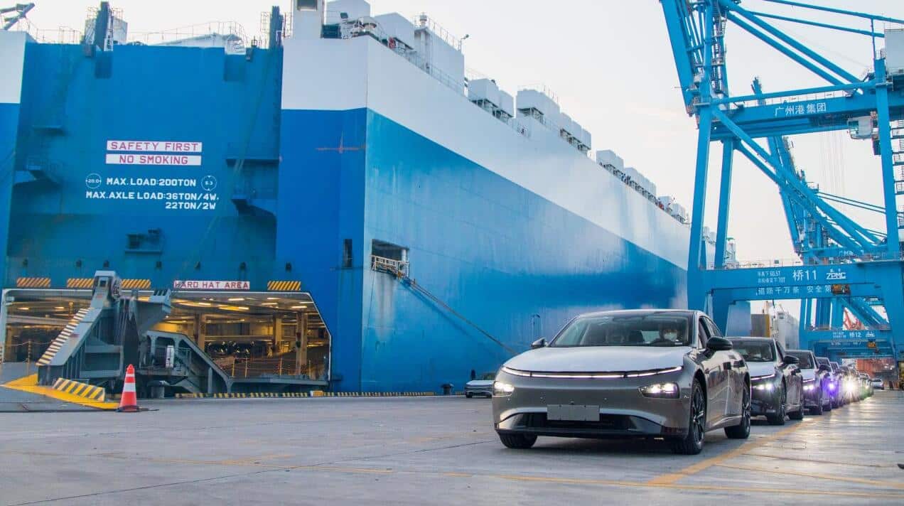 Xpeng sends flagship sedan P7 to Norway for first time