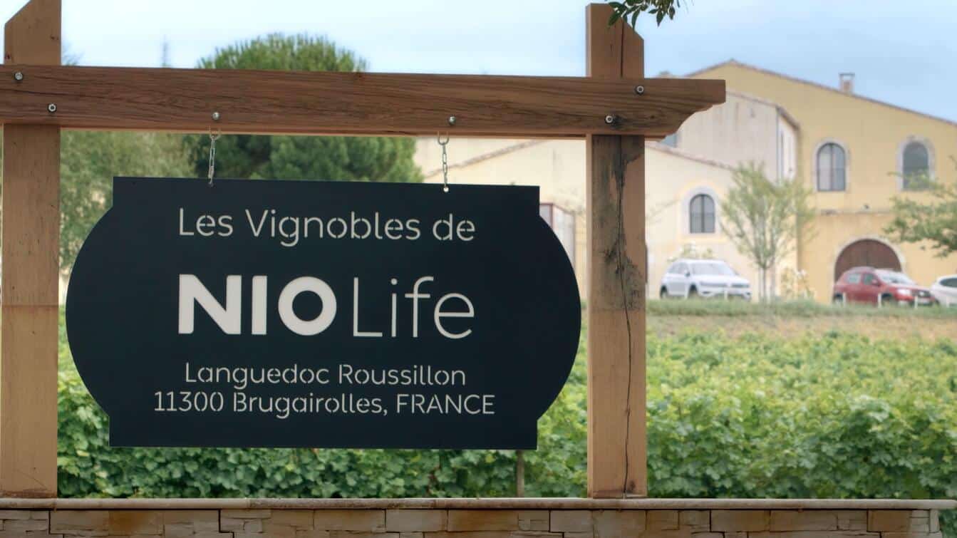 Nio now has an exclusive vineyard in France