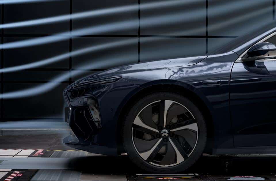 Nio says ET7 achieves drag coefficient of 0.208, same as Tesla Model S Plaid