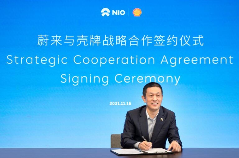 Nio signs strategic co-op deal with Shell, world's largest gasoline retailer