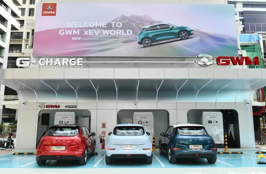 Great Wall Motor builds first supercharging station in Thailand as its popular EV model becomes available there