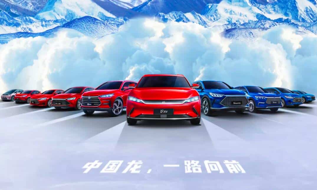 BYD expects to sell up to 1.2 million NEVs next year