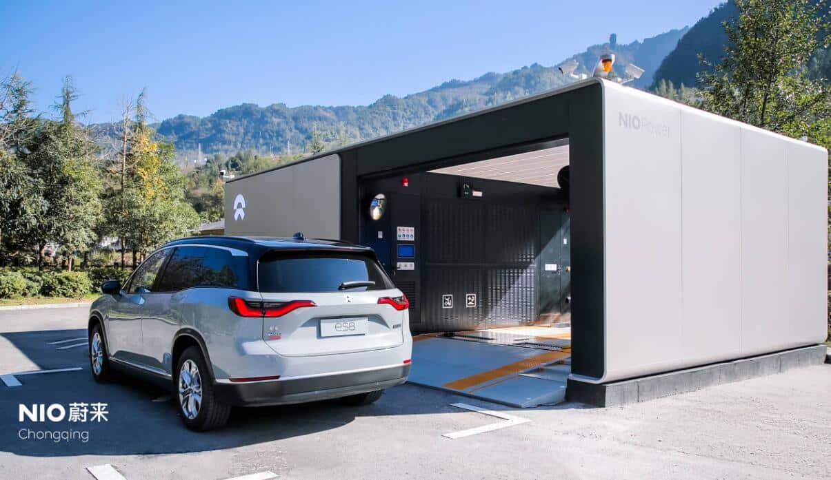 Nio's swap stations reach 696