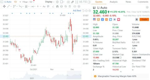 Deutsche Bank ups Li Auto price target to $34, maintains Hold rating