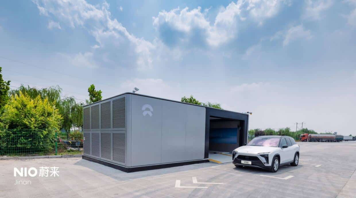 Nio's battery swap network now covers major highways in eastern Shandong province