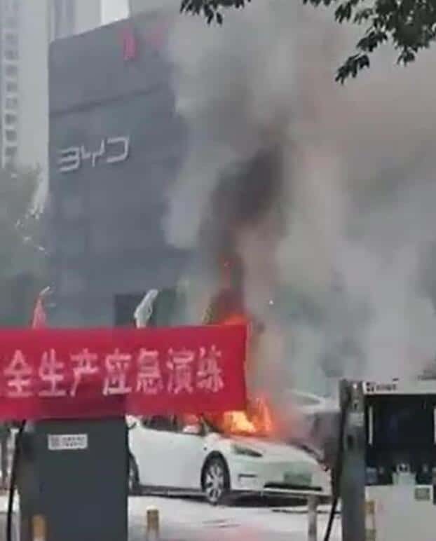 EV fire puts Tesla, Nio, BYD in spotlight, even though none of them really relevant
