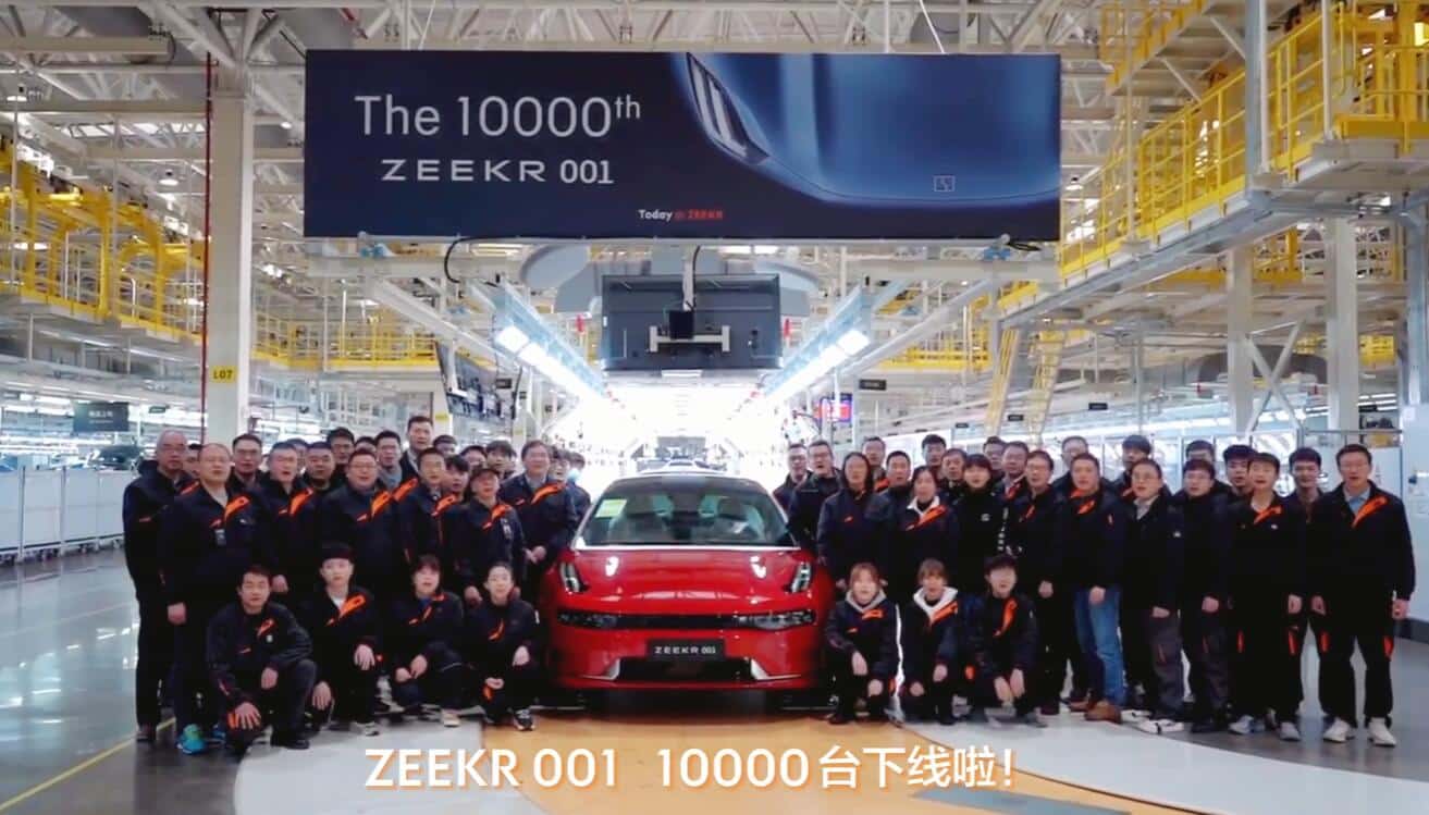 Zeekr sees 10,000th vehicle roll off line