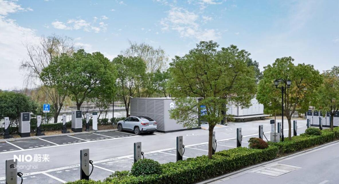 Nio's largest power supply site in Shanghai goes into operation