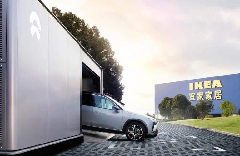 Nio partners with IKEA, 800th swap station in China goes online
