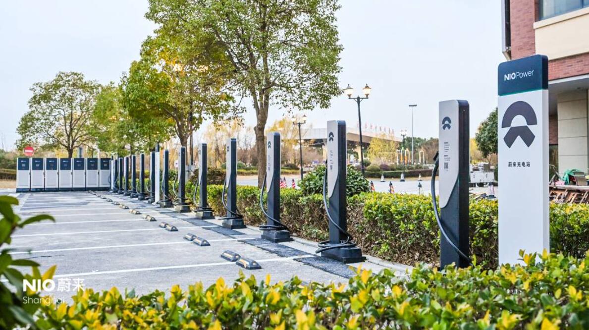 Nio's largest power supply site in Shanghai goes into operation