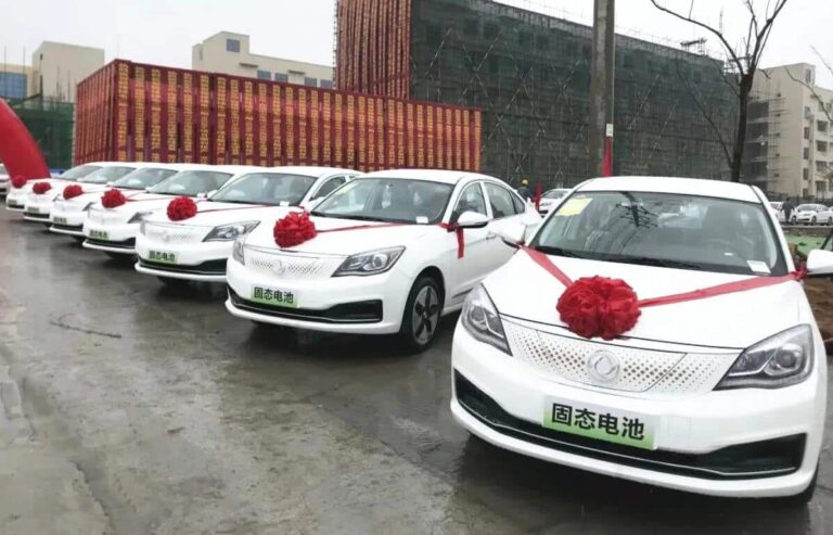Dongfeng Motor delivers first 50 EVs with solid-state batteries